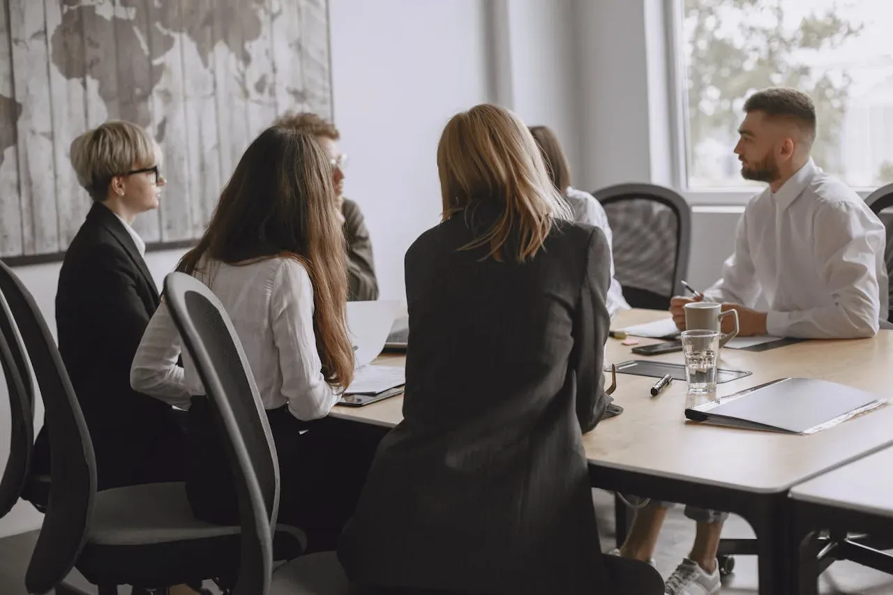 Board meeting marketing strategy discussion